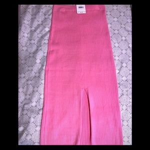 Hot pink pencil skirt